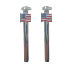 Хромированные зажимы для флага, подходят для причудливых ручек, удобная ручка, ручка-лайнер и обтекаемая ручка RZ-PCL07-CHR