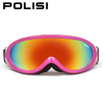 

POLISI Outdoor Sports Ski Snowboard Skate Goggles Men Women Skateboard Anti-Fog Snow Glasses UV Protection Motorcycle Eyewear