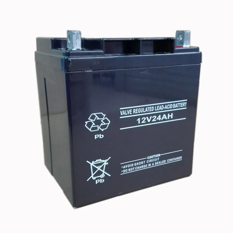 12V 24AH Battery Sealed Storage Batteries Lead Acid Rechargeable for Desk Lamp LED Flashligh Solar system