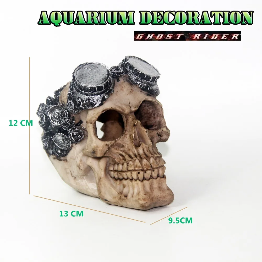 Аквариум/декорация для террариума череп для рыб танк орнамент декоративный украшения для рептилия; ящерица игрушка яркая статуя Будды