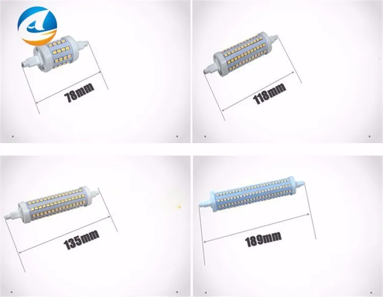 Бесплатная доставка 7 Вт 78 мм СВЕТОДИОДНЫЙ R7S Свет 14 Вт 118 мм r7s лампы затемнения r7s 360 градусов угол идеальный заменить галогенные лампы AC85-265V