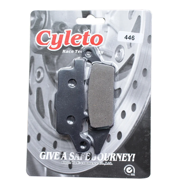 Cyleto мотоциклетные задние правые тормозные колодки для YAMAHA YFM 550 YFM550 Grizzly 2009 2014 YFM700