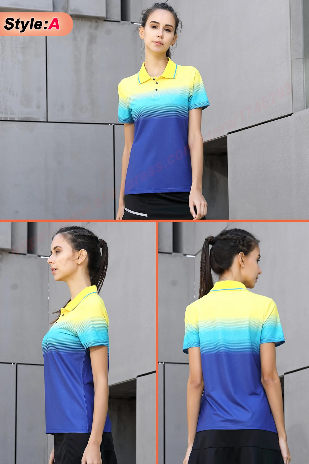 Badminton Shirt Sports Women Brand Quick Dry Breathable Table Tennis Team Running Fitness Exercise Training T Shirts