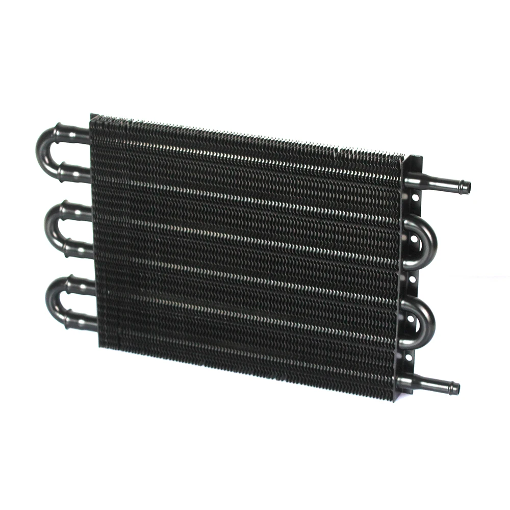 R-EP 6 ряд авто алюминиевый дистанционный масляный радиатор двигателя масляный радиатор универсальный для большинства автомобилей черный