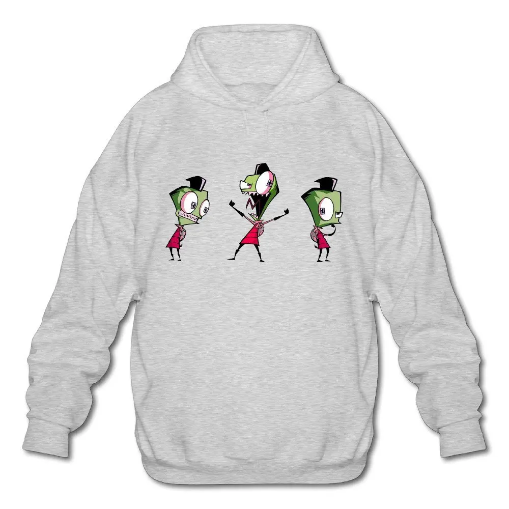 2017 мужская Invasor Invader Zim Толстовки Высокое Качество Новинка DIY Кофты С