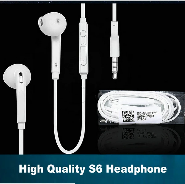 

Top quality S 6 S6 earphone Inear earbud for Samsung galaxy S 3 4 5 6 S6 S5 S4 S3 Note 3 4 Note3 Note4 i9500 i9600 i9800