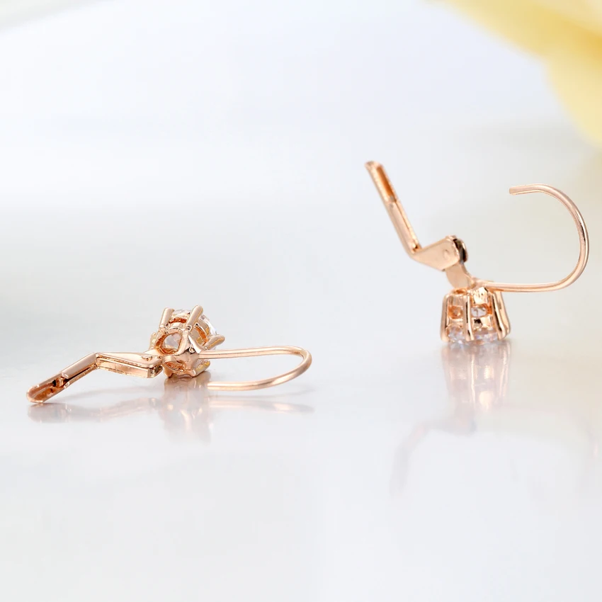 Женские круглые серьги кольца с цирконием Aros Aretes милые маленькие желтым розовым