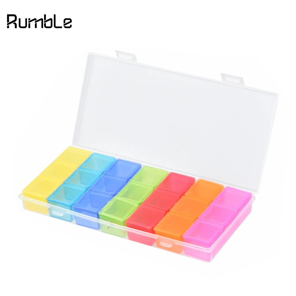 Портативный 21 сетки съемные электрик DIY пластиковый ящик для инструментов горный хрусталь бусины гвозди украшения в форме орехов Дисплей Органайзер коробка для хранения