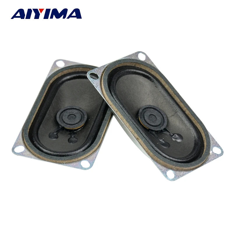 Aiyima 2pcs 4ohm 3w rectangular speakers thick 20mm small loudspeaker 40mm * 70mm