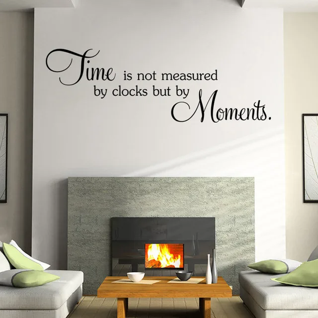 Aw9399 Tijd Citaat Zeggen Muurstickers Decoraties Woonkamer Momenten ... Aw9399 Tijd Citaat Zeggen Muurstickers Decoraties Woonkamer Momenten ...