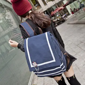 england middle school student school bag preppy style women backpack korean style japanese wind traveling bag