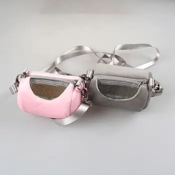 

Adeeing Portable Pet Hamster Cylinder Bag Carrier Comfortable Travel Bags Should Bag for Flying Squirrel Small Animals