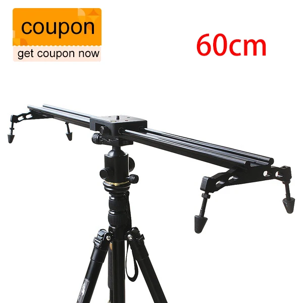 

Commlite Sliding-pad Video Track Slider Dolly Slider Video Stabilizer System for DSLR, Camcorders 60cm 24''