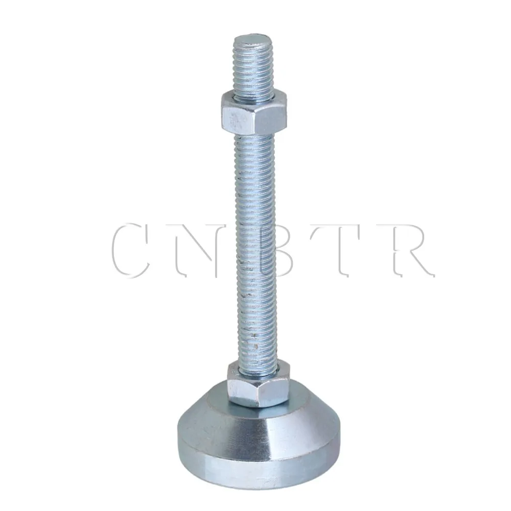 

CNBTR 50mm Dia M12x100mm Thread Carbon Steel Adjustable Furniture Leveling Feet