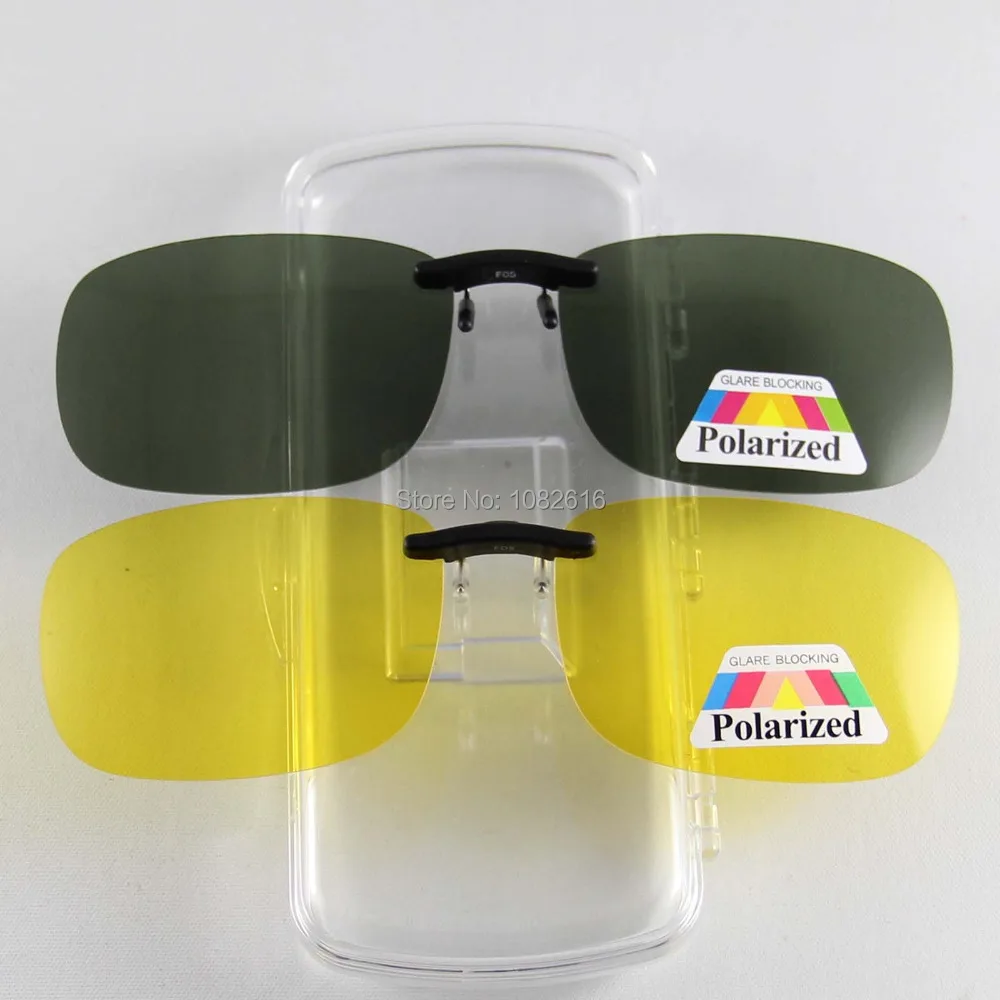 2 Stück Polarisierte Clip-On Sonnenbrillen - UV400 Schutz Für Brillenträger