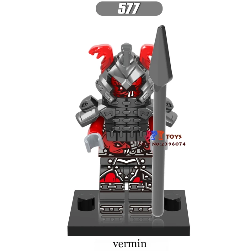 Single star wars super heroes marvel NINJA Vermin snake building blocks models bricks font b toys