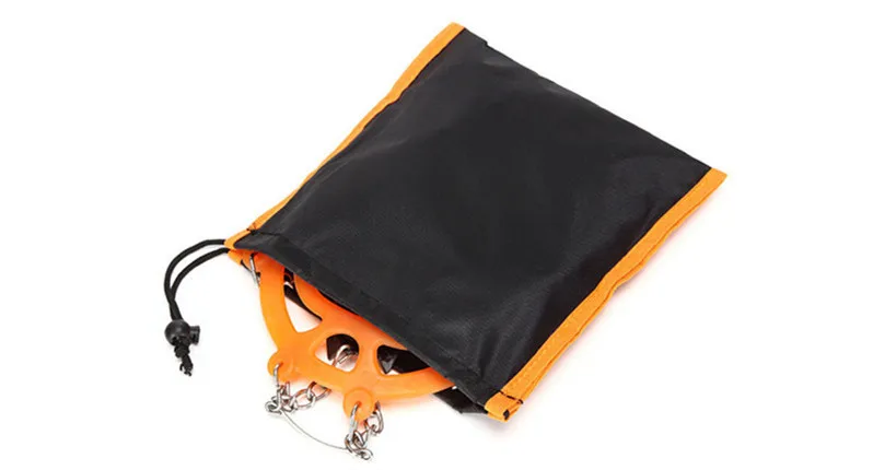Highly Elastic Silicone Rubber Manganese Steel 8 Teeth Anti-Slip Ice Gripper for Winter Fishing Shoes Accessories Universal Size (27)