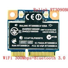 Ralink RT3090BC4 300 Мбит/с PCI-E WiFi адаптер мини PCI-Express беспроводной комбинированный адаптер с Bluetooth V3.0 BT 3,0 для hp 602992-001
