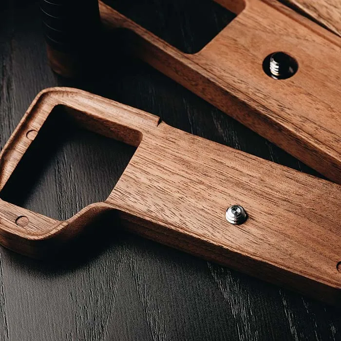 High Quality Handmade Wooden Base Quick Release L Plate / L Bracket fit for Sony A7II A7RII A7SII A7M2