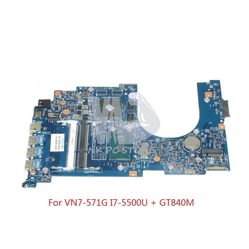 NOKOTION NBMQK11008 NB. MQK11.008 для acer aspire V Nitro VN7-571G материнская плата для ноутбука I7-5500U процессор GT840M DDR3L