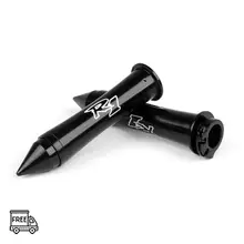 Artudatech шип 22 мм руль мотоцикла 7/8 дюйма ручки рукоятка конец для Yamaha YZF 1000 R1 1999- черный