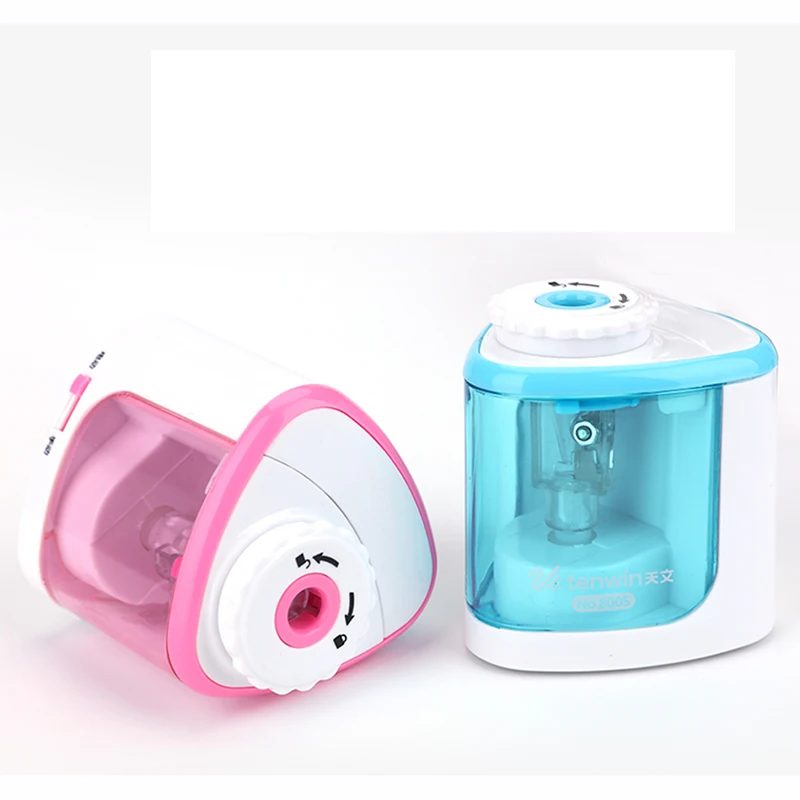 

TEN-WEN New Electric Pencil Sharpener Automatic / Hand Double Function Student Pencil Sharpener with Blade Stationery Items