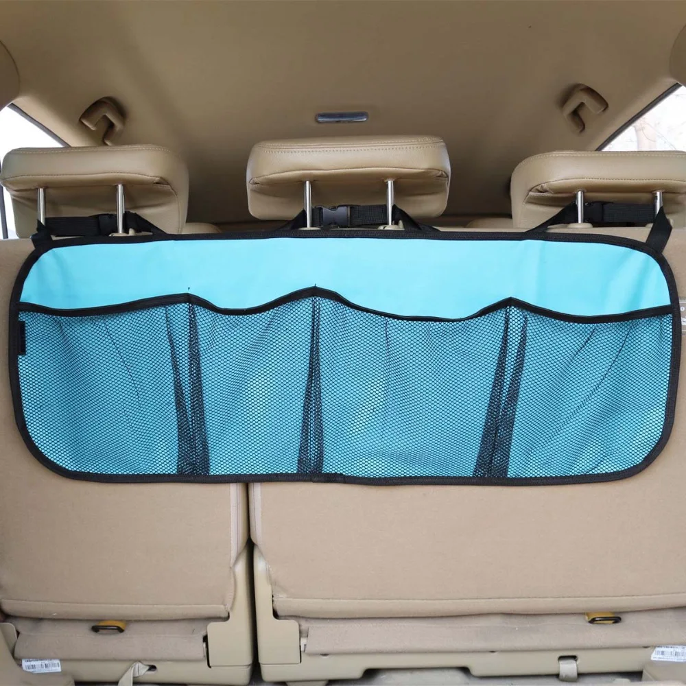 

Weill Hsu High Quality Oxford Fabric Car Trunk Hanging Mesh Bag Net Organizer Auto Backseat Storage Pocket
