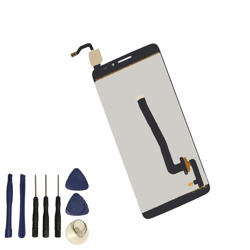 

For Alcatel One Touch Idol X+ X Plus OT6043 6043 6043D Touch Screen Panel + LCD Display Monitor Module Assembly + Free Tools