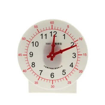 

12 Hour System Plastic Clock Dial Models Hour Hand Minute Hand Single Action Clock Surface Model Math Clock Teaching Aids Toys
