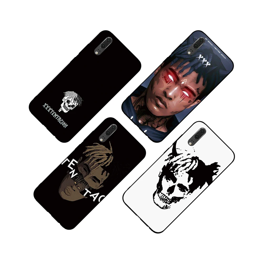 Мягкий телефон rap singer XXXTentacion для huawei Honor 6A 7A 3GB Pro 7X 8X 8C 10 Lite Note задняя