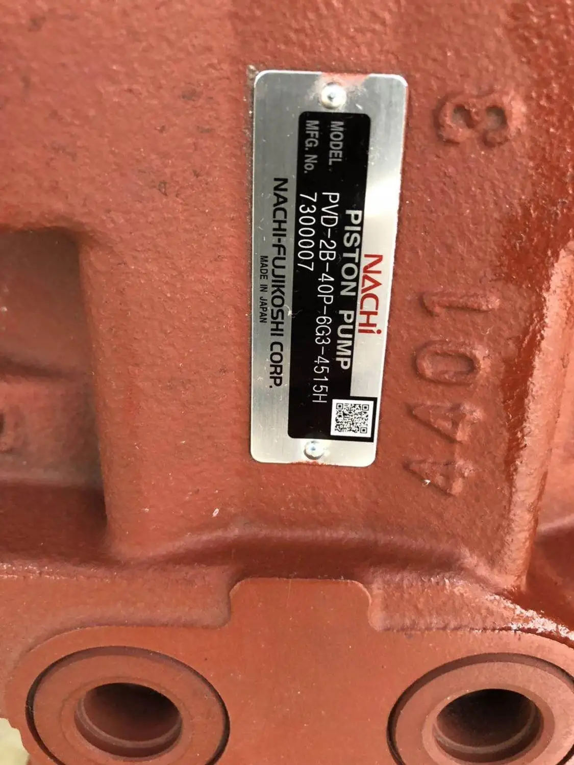 NACHI PVD 2B 40P 6G3 4515H поршневые насосы Yuchai YC35 гидравлические YC50 YC55 YC60 Основные Kubota