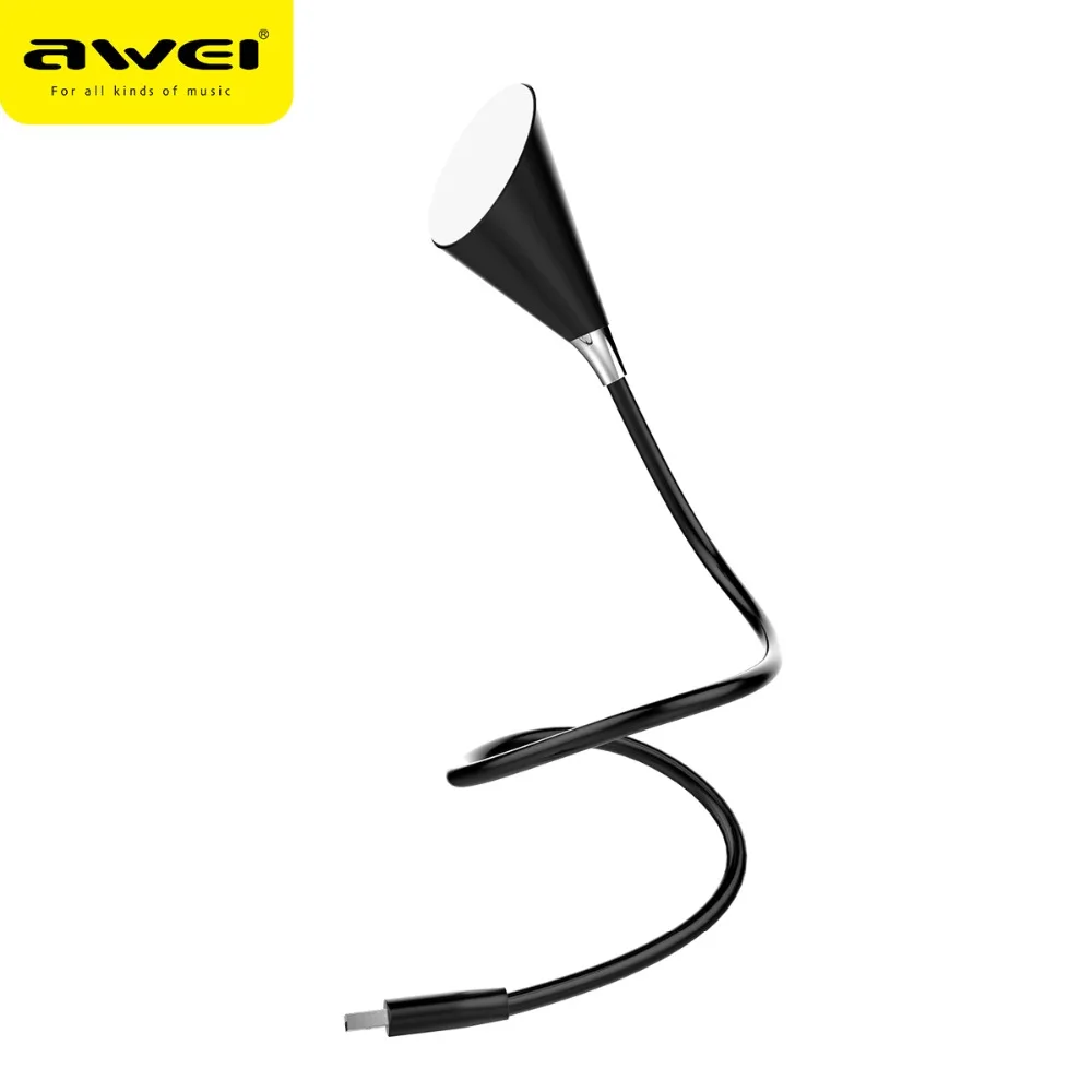 

AWEI L10 usb LED lighting speaker bluetooth wireless loudspeaker with touch switch for reading Camping altavoz con iluminacion