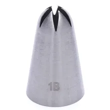 1B насадка для крема большого размера, насадка для украшения глазури, насадка для выпечки торта, кондитерские инструменты для торта, помадка, распылитель для нанесения декора, принадлежности для выпечки