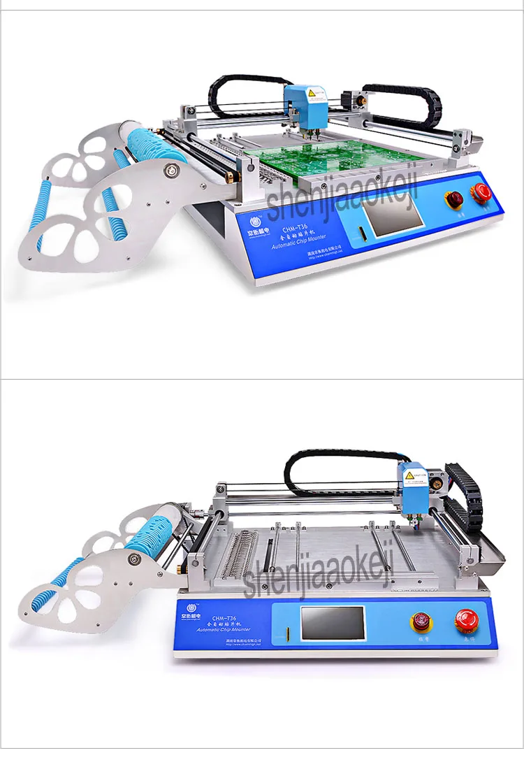 CHM-T36 Электрический небольшой размещение машина автоматический умный SMT embeded IPC desktop палочки место машина 220 В/110 В (60 Гц/50 Гц)