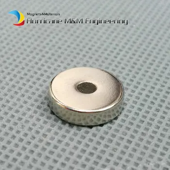 

NdFeB Magnet Ring 1/2" odx1/8" idx1/8" thick Strong Neodymium Permanent Magnets Rare Earth Magnets Grade N42 NiCuNi Plated