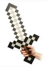 combo Optional collocation 2014 Newest Design Game Toy Diamond Sword Minecraft Foam Mosaic Sword Pickaxe Hamaxe