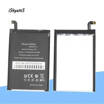 iSkyamS 10pcs/lot 6000mAh 3.8V Replacement Li-Polymer Battery For Oukitel K6000 K6000 Pro 5.5 inch 4G LTE
iSkyamS 10pcs/lot 6000mAh 3.8V Replacement Li-Polymer Battery For Oukitel K6000 K6000 Pro 5.5 inch 4G LTE
