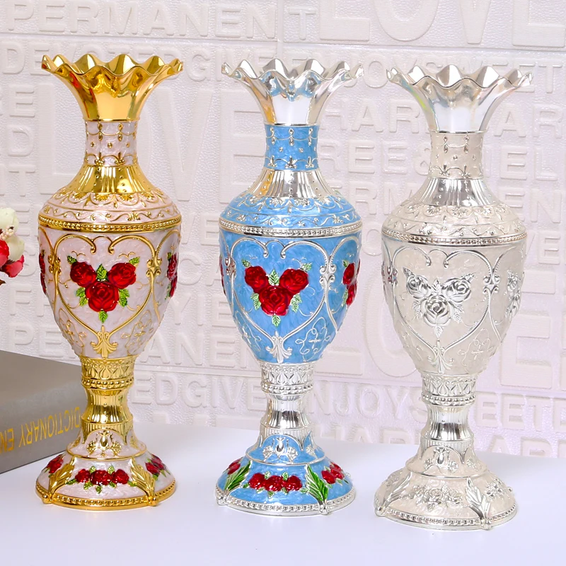 European vase decoration living room flower arrangement creative