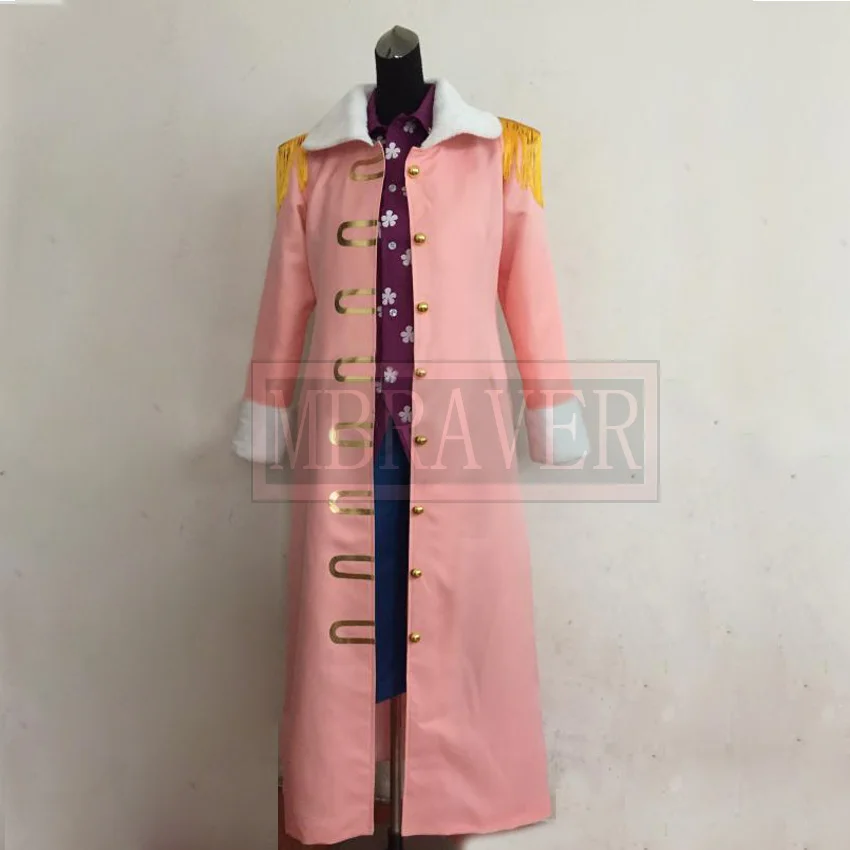 Cosplay Costume Tashigi One Piece Live Action 2(2026) TV Cosplay Tenue Rose et Bleue Femme