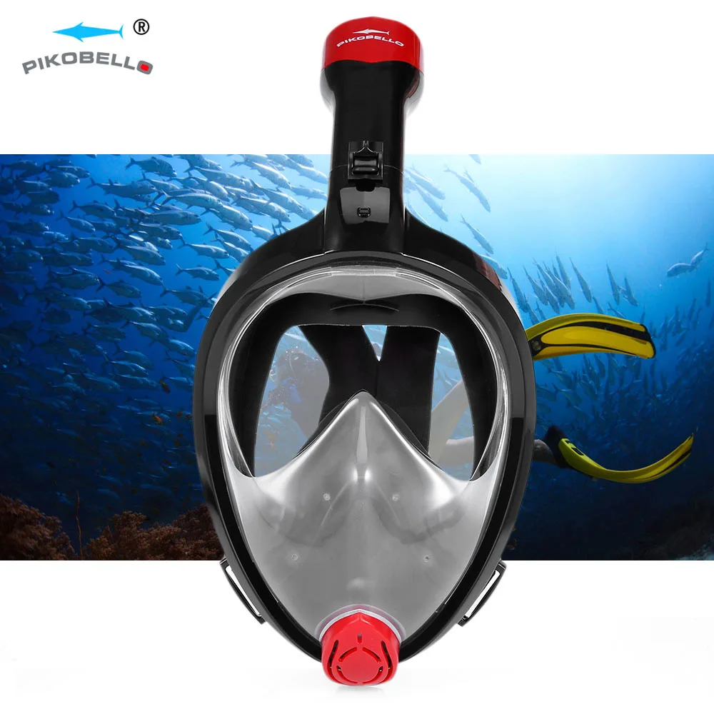 PIKOBELLO Scuba Underwater Diving Mask Anti Fog Dry Full Face