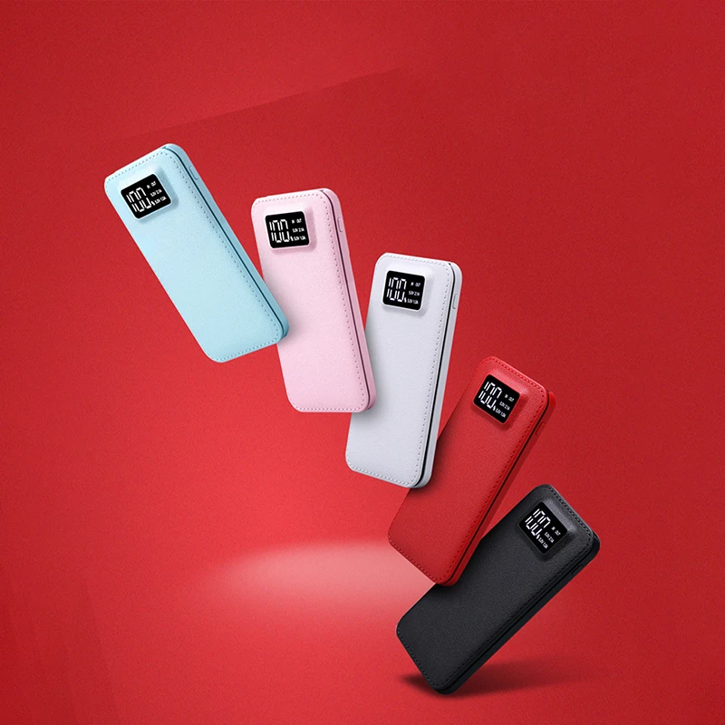 

10000mah Power Bank External Battery 2 USB LCD Powerbank Portable Mobile Phone Charger for Xiaomi Redmi Huawei P20 New Fashion