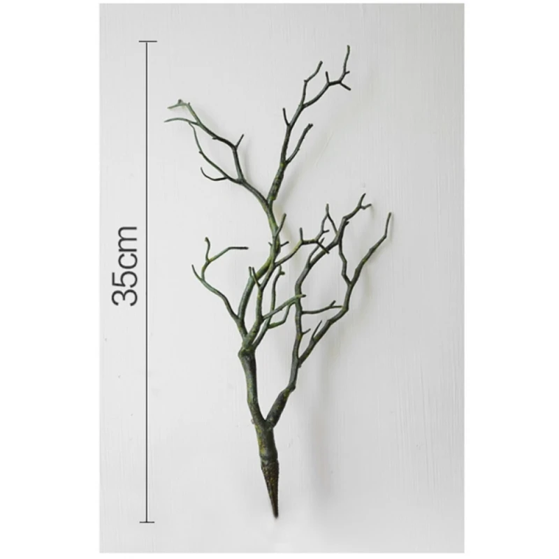 3 шт. 35 см сухая искусственная листва ветка дерева для свадьбы дома церкви офисная мебель украшения