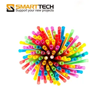 

China factory mold manufacture cheap custom plastic color straw for glass decoration