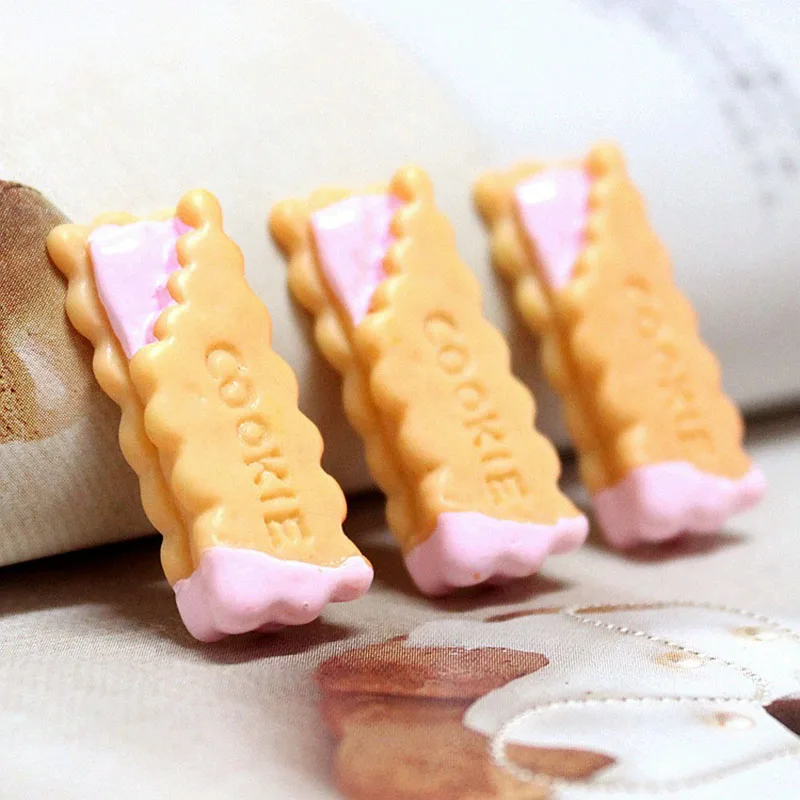 

6Pcs Strawberry Jam Cookies Polymer Slime Box Toy For Children Charms Lizun Modeling Clay DIY Kit Accessories Kids Plasticine