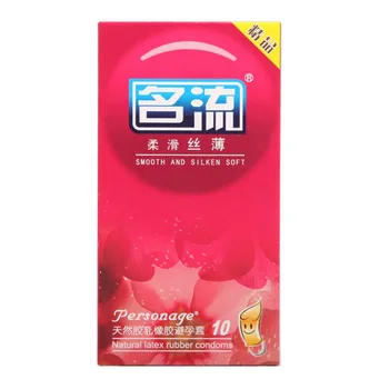 

50pcs Mingliu Silken Soft Condoms Natural Latex Kondom Smooth Lubricated Penis Sleeve for Men Contraception Safe Sex Product