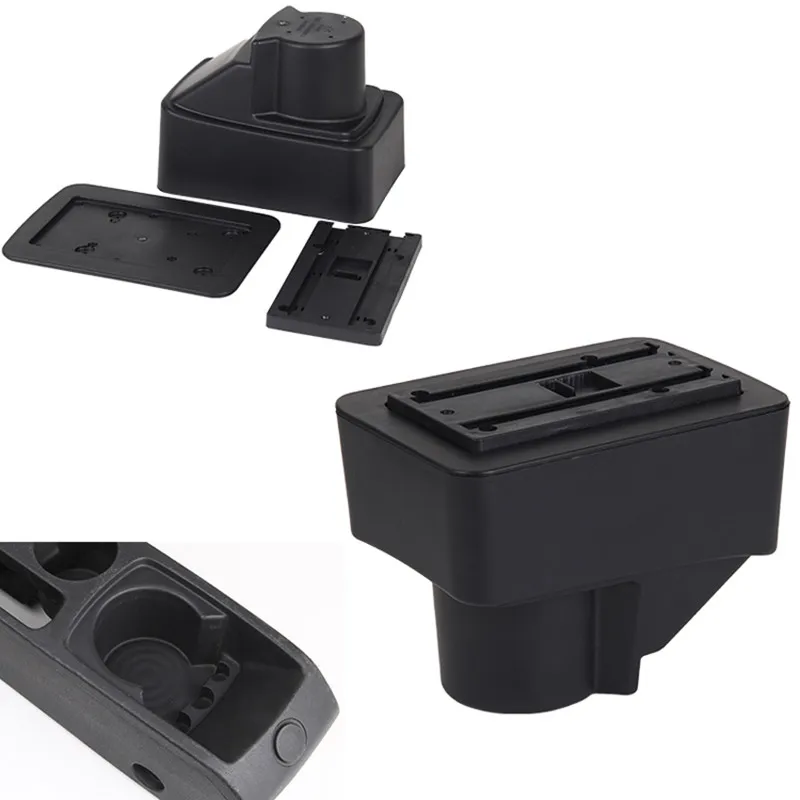 For Ford Fiesta Armrest Box Ford Fiesta Universal Car Central Armrest Storage Box cup holder ashtray modification accessories