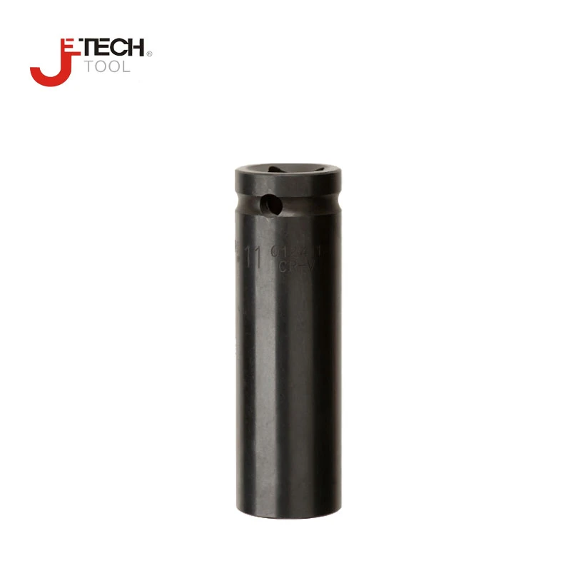 Jetech 3/4 Dr 60mm Impact Socket Metric Chrome Molybdenum Alloy Steel Standard Impact Socket with 6-Point Design 