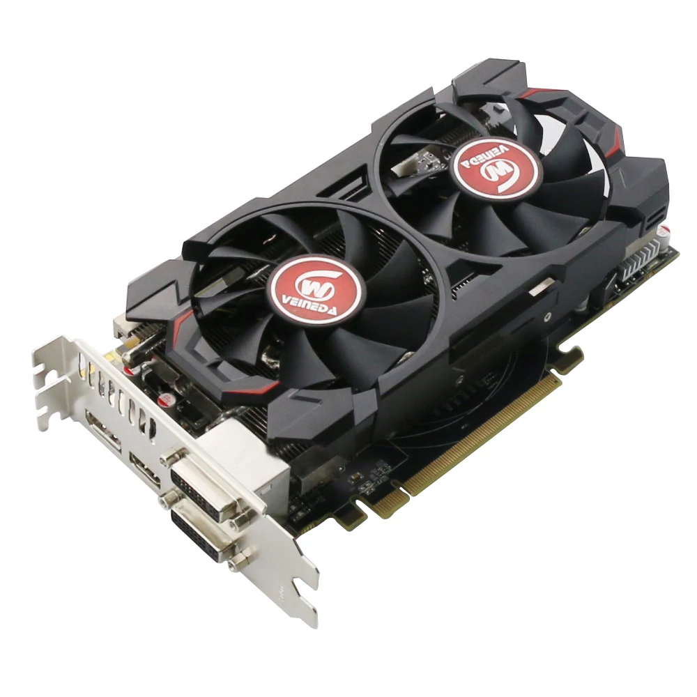 Видео карта 100% оригинал R9 370 4 GB 256Bit GDDR5 графическая карта для ATI Radeon игры - изображение
