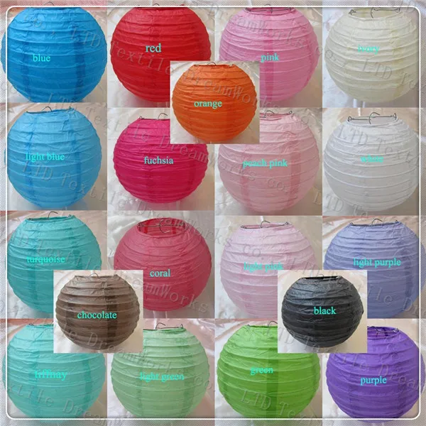 

8 inch 20cm Round Chinese Paper Lantern Birthday Wedding Party Decor Gift Craft DIY Creavtive Good Quality(Sashes/Bands)