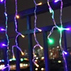 outdoor decoration 5m Droop 0.4-0.6m curtain icicle led string lights 220V/110V garden xmas luminaria garland decorative lights ► Photo 3/6